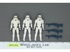 Lot of 3 Star Wars Hoth Snowtrooper Stormtroopers 1980s Kenner Action Figures