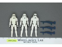 Lot of 3 Star Wars Hoth Snowtrooper Stormtroopers 1980s Kenner Action Figures