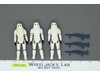 Lot of 3 Star Wars Hoth Snowtrooper Stormtroopers 1980s Kenner Action Figures