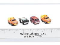 Lot of 4 Emergency Vehicles 1988 Micro Machines Lewis Galoob Vintage