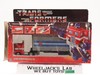 Optimus Prime W/BOX & INSERT 100% Complete 1984 Vintage G1 Transformers Figure