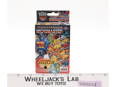 Mixing Sixbuilder Transformers Micromaster 2003 Takara Action Figure NEW MIB