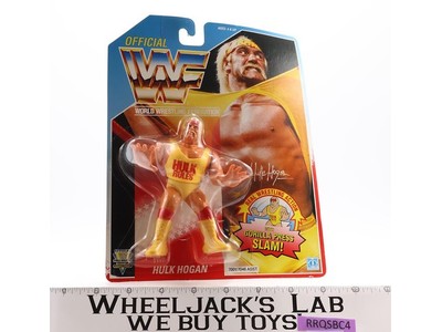 Hulk Hogan Gorilla Press Slam WWF Wrestling 1990 Hasbro Figure NEW MOSC SEALED