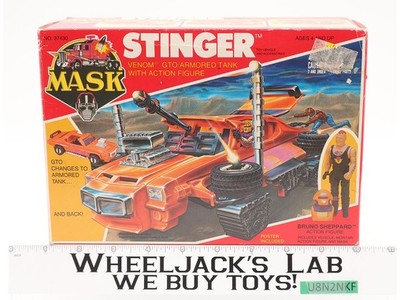 Stinger W/ Bruno Sheppard 100% Complete W/Box MASK 1986 Kenner Vehicle