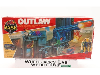 Outlaw W/ Miles & Nash 100% Complete W/Box MASK M.A.S.K. 1986 Kenner Vintage