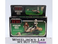 Speeder Bike 100% Complete W/Box Star Wars ROTJ 1983 Kenner Figure Vehicle