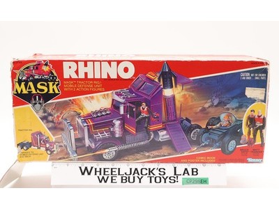Rhino Matt Trakker Bruce Sato 100% Complete W/ Box MASK Kenner Vintage
