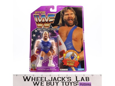 Hacksaw Jim Duggan WWF Wrestling 1993 Hasbro Action Figure NEW MOSC SEALED