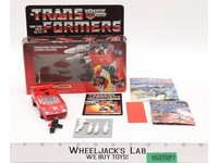 Sideswipe w/BOX 100% Complete 1984 Vintage Hasbro G1 Transformers Action Figure