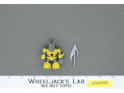#9 Rocky Rhino Battle Beasts 100% Complete Hasbro Takara 1987 Action Figure