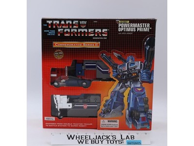 Powermaster Optimus Prime Transformers Commemorative Series Hasbro NEW MIB