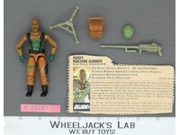 Roadblock V1 100% Complete G.I. Joe 1984 Hasbro Vintage Action Figure