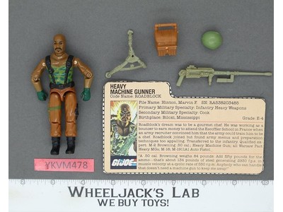 Roadblock V1 100% Complete G.I. Joe 1984 Hasbro Vintage Action Figure
