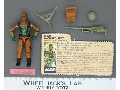 Roadblock V1 100% Complete G.I. Joe 1984 Hasbro Vintage Action Figure
