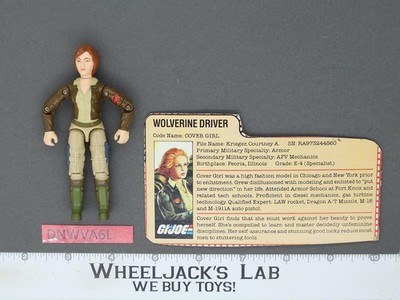 Cover Girl V1 100% Complete G.I. Joe 1983 Hasbro Vintage Action Figure