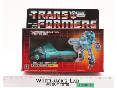Kup 100% Complete W/Box & Insert G1 Transformers Hasbro 1987 Vintage Figure