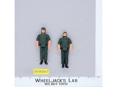 Sgt. Rock & Green Soldier Die Cast Metal 1989 3.75" Small World Bravo Company