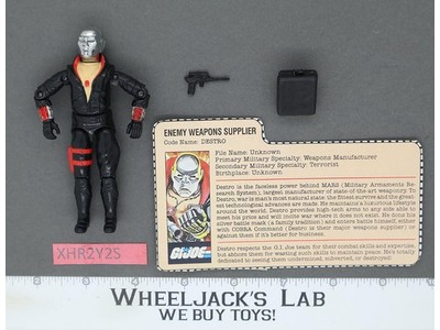 Destro V1 100% Complete G.I. Joe 1983 Hasbro Vintage Action Figure