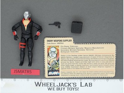 Destro V1 100% Complete G.I. Joe 1983 Hasbro Vintage Action Figure