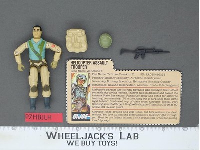 Airborne V1 100% Complete G.I. Joe 1983 Hasbro Vintage Action Figure