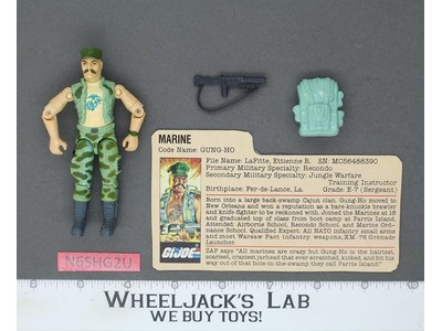 Gung Ho V1 100% Complete G.I. Joe 1983 Hasbro Vintage Figure