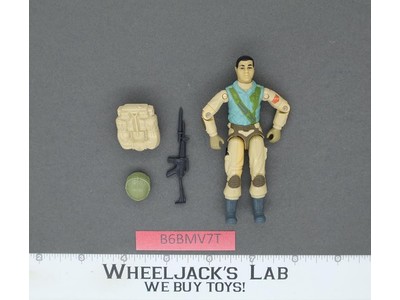 Airborne V1 100% Complete G.I. Joe 1983 Hasbro Vintage Action Figure