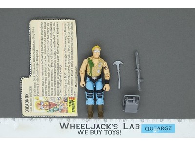 Buzzer V1 100% Complete G.I. Joe 1985 Hasbro Vintage Action Figure