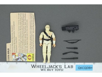 Storm Shadow V1 100% Complete G.I. Joe 1984 Hasbro Vintage Action Figure