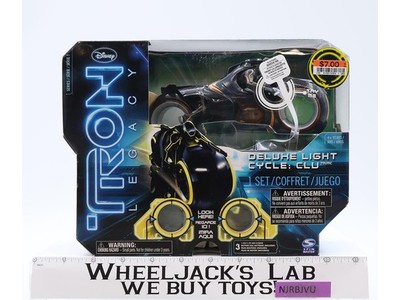 TRON Legacy Deluxe Light Cycle Clu Disney Spin Master NEW Action Figure