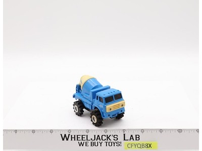 Construction Redi-Mix Cement Truck Blue 4x4 Schaper STOMPER 1980's Vintage Parts