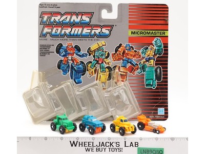 Monster Trucks Patrol W/CARD & BUBBLE G1 Transformers FRENCH 1989 Hasbro