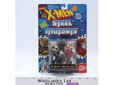 Spy Wolverine vs. Omega Red Marvel X-Men Steel Mutants Die Cast 1994 NEW SEALED