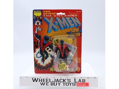 Nightcrawler Super Suction The Uncanny X-Men Marvel Comics 1991 Toybiz NEW MOSC