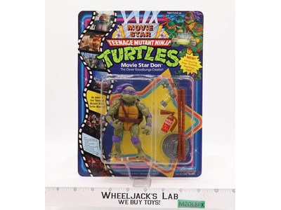 Movie Star Don Teenage Mutant Ninja Turtles TMNT 1991 Playmates MOSC UNPUNCHED