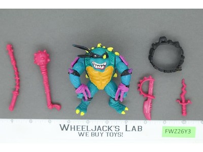 Slash 100% Complete Teenage Mutant Ninja Turtle TMNT 1990 Playmates Vintage