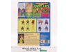 April O'Neil 10-Back Press Badge Stripes TMNT 1988 Playmates NEW MOSC UNPUNCHED