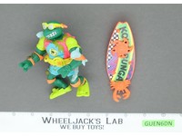 Sewer Surfer Mike 100% Complete Teenage Mutant Ninja Turtles TMNT Playmates 1990