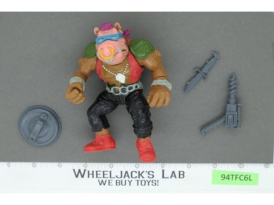 Bebop PINK SOFT HEAD MACAO 100% Complete TMNT 1988 Teenage Mutant Playmates