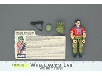 Bazooka V1 100% Complete G.I. Joe 1985 Hasbro Vintage Action Figure