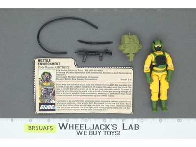 Airtight V1 100% Complete G.I. Joe 1985 Hasbro Vintage Action Figure