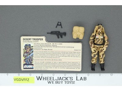 Dusty V1 100% Complete G.I. Joe 1985 Hasbro Vintage Action Figure