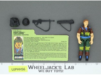 Footloose V2 Slaughter's Marauders Complete G.I. Joe 1989 Hasbro Vintage Figure