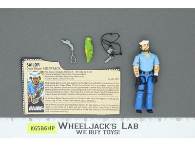Shipwreck V1 100% Complete G.I. Joe 1985 Hasbro Vintage Action Figure