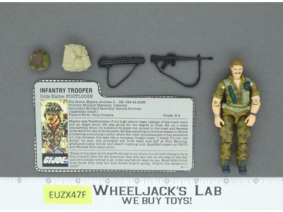 Footloose V1 100% Complete G.I. Joe 1985 Hasbro Vintage Action Figure