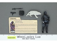 Snake Eyes & Timber V2 100% Complete G.I. Joe 1985 Hasbro Vintage Action Figure