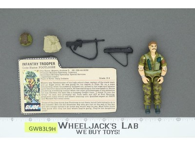 Footloose V1 100% Complete G.I. Joe 1985 Hasbro Vintage Action Figure