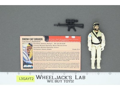 Frostbite V1 100% Complete G.I Joe 1985 Hasbro Vintage Action Figure