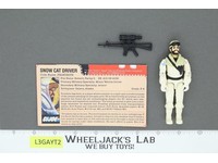Frostbite V1 100% Complete G.I Joe 1985 Hasbro Vintage Action Figure