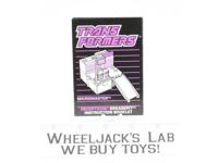 Greasepit Action Figure Instruction Booklet Manual 1989 Vintage G1 Transformers