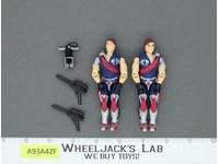 Tomax & Xamot V1 100% Complete G.I. Joe 1985 Hasbro Vintage Action Figure
